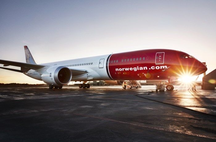 Fly fra Norwegian