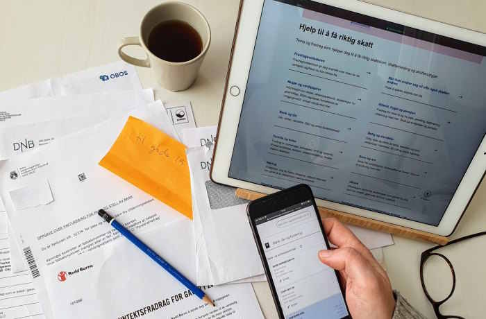 Skattemelding på pc
