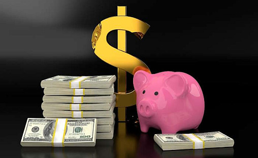Dollar og sparegris